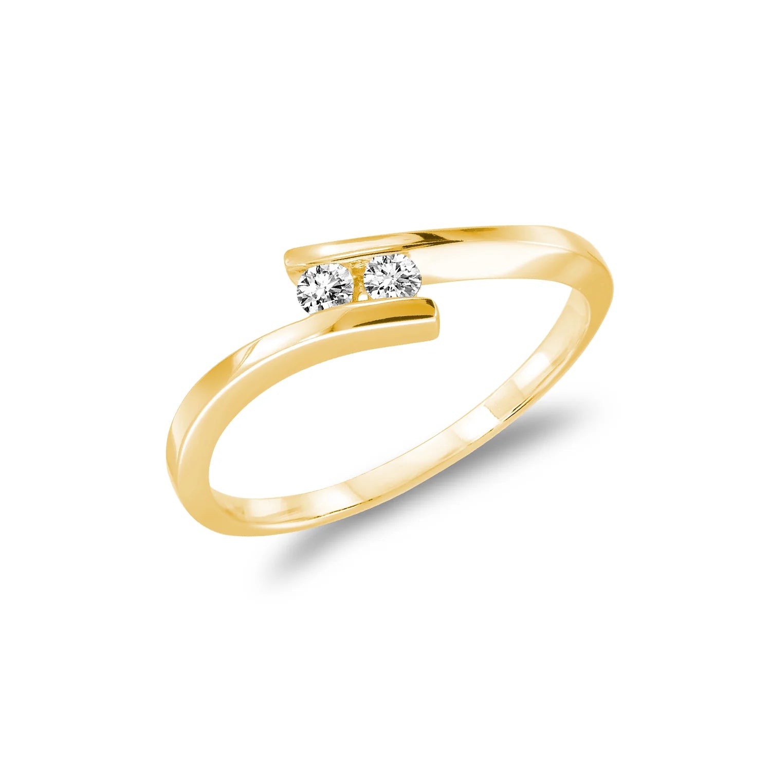 Two-Stone Solitaire Diamond Ring