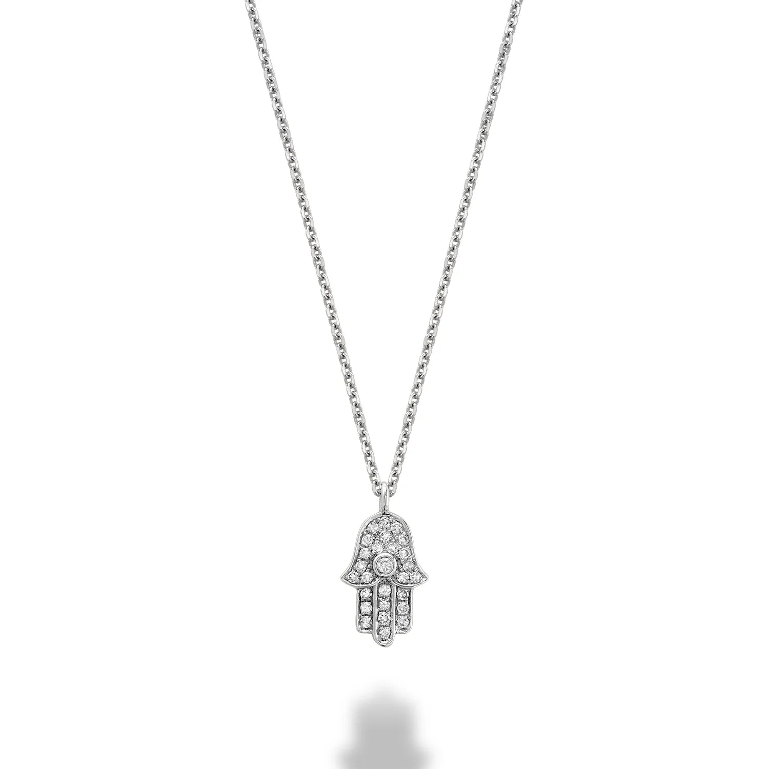 Hamsa Diamond Necklace