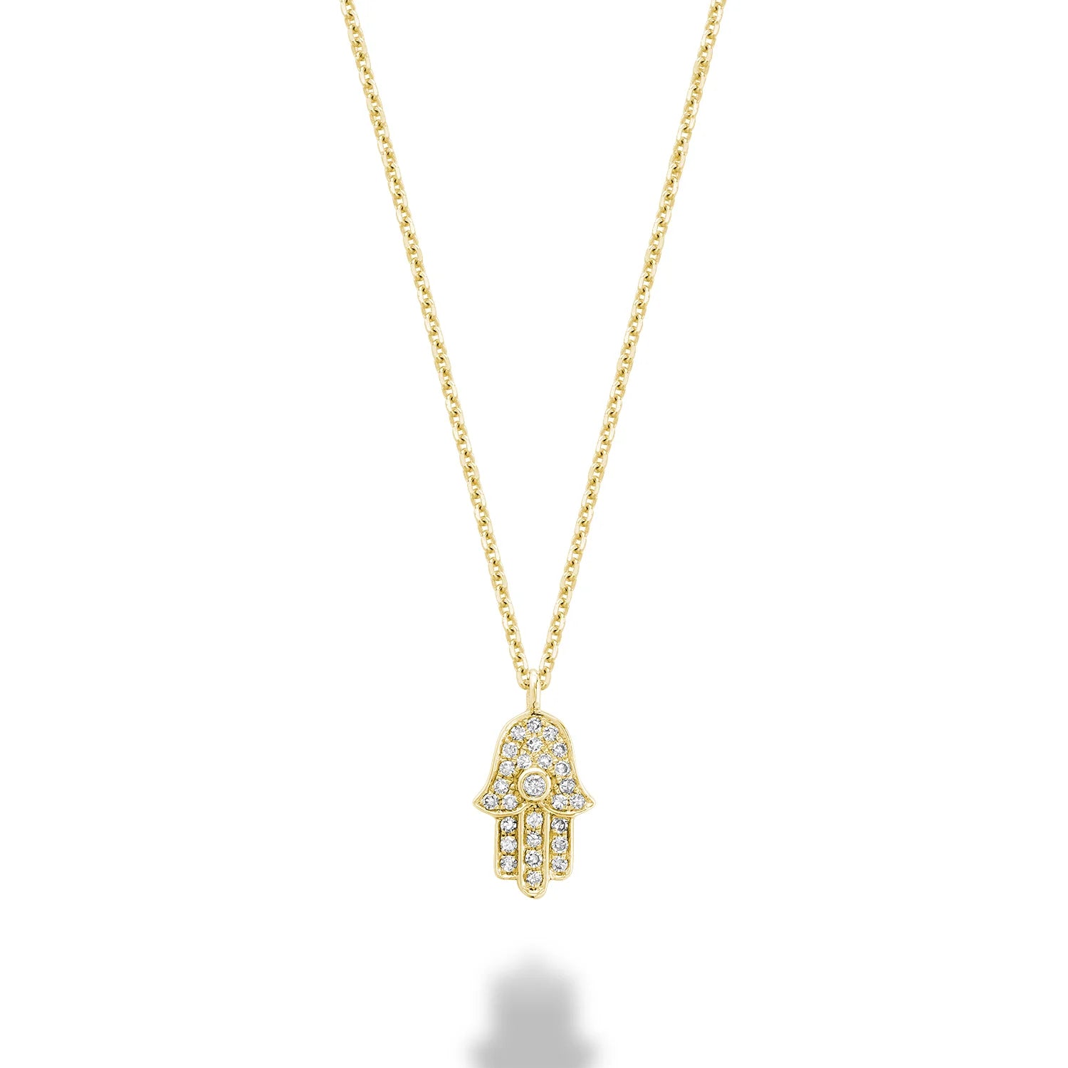 Hamsa Diamond Necklace