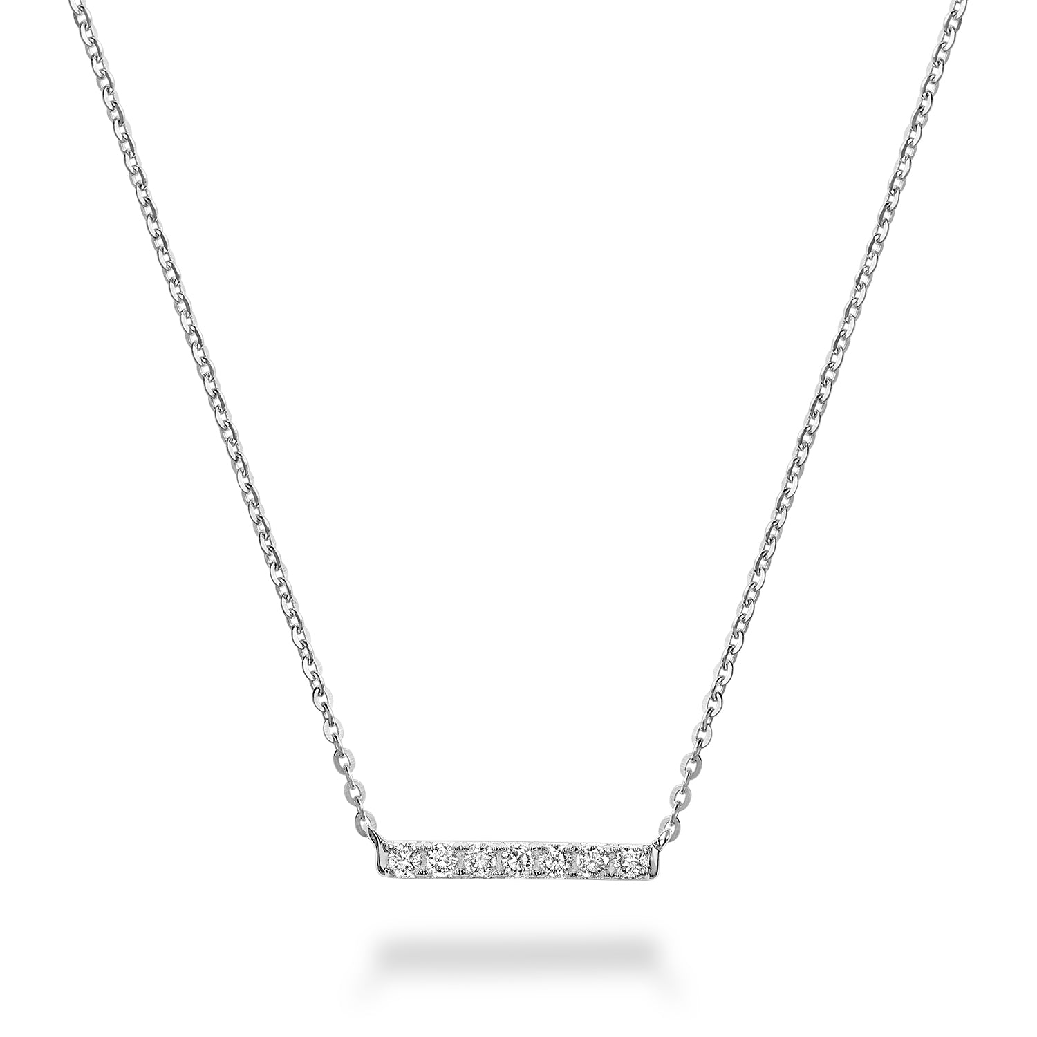 Diamond Bar Necklace