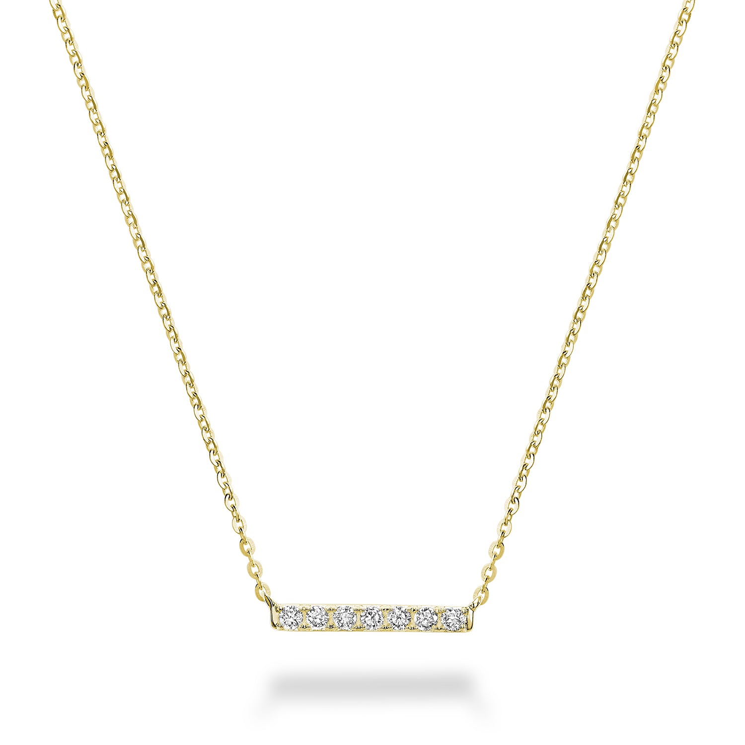 Diamond Bar Necklace