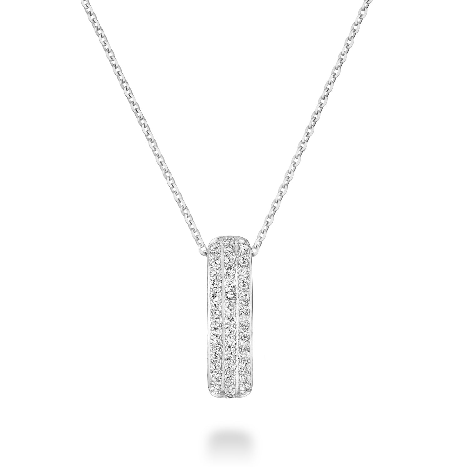 Pave Diamond Necklace