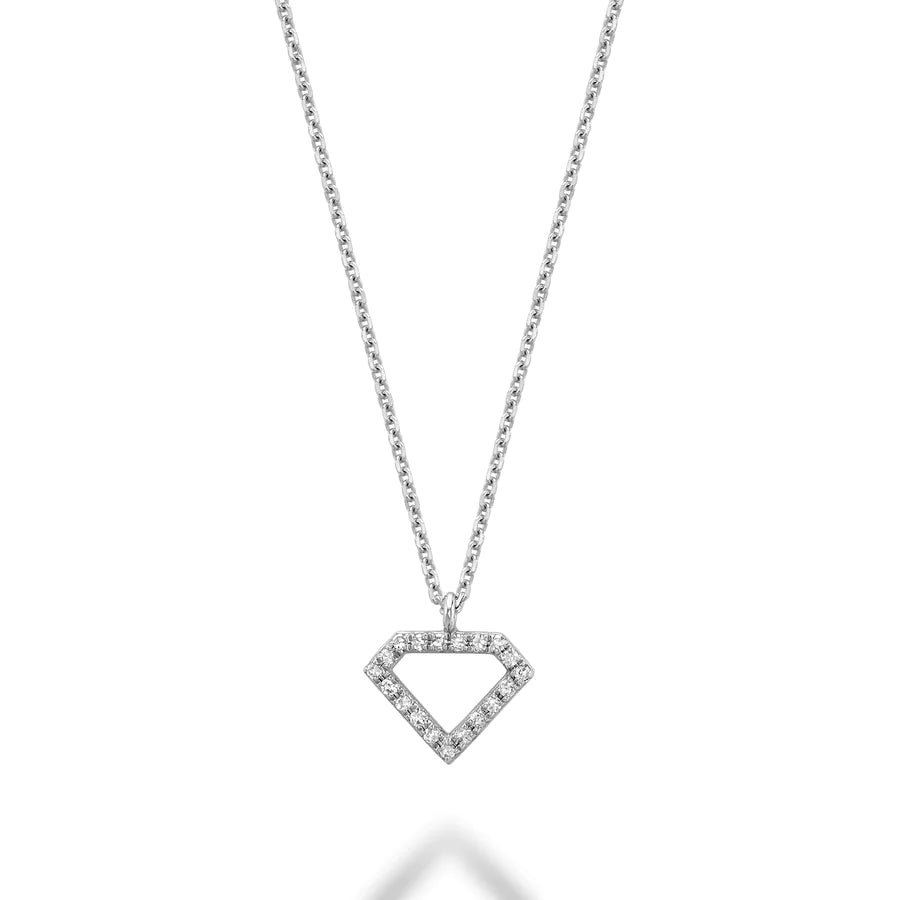 Diamond Shape Diamond Necklace