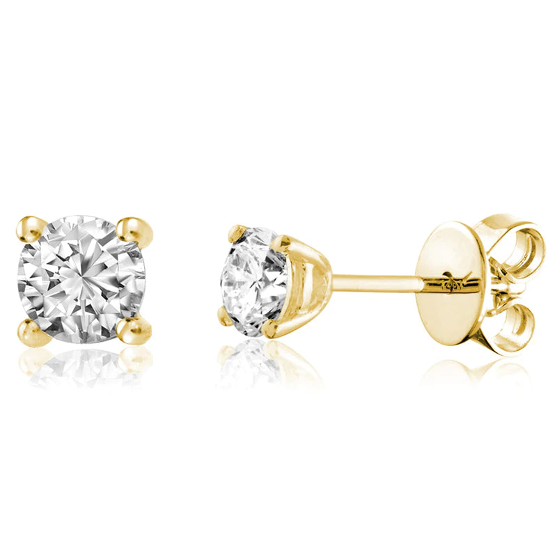 Round Diamonds Studs