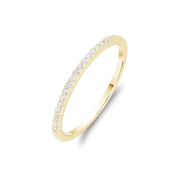Thin Diamond Semi-Eternity Band