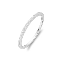 Thin Diamond Semi-Eternity Band