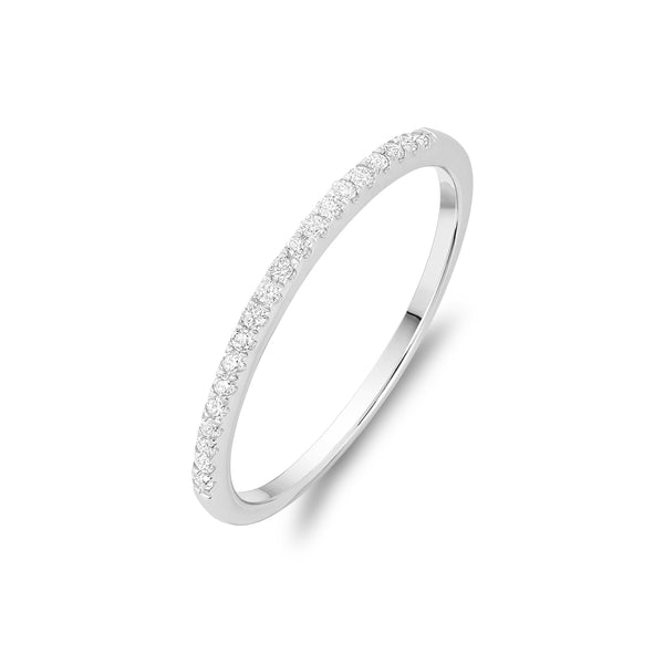 Thin Diamond Semi-Eternity Band