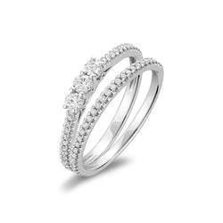 Trinity Diamond Ring Set