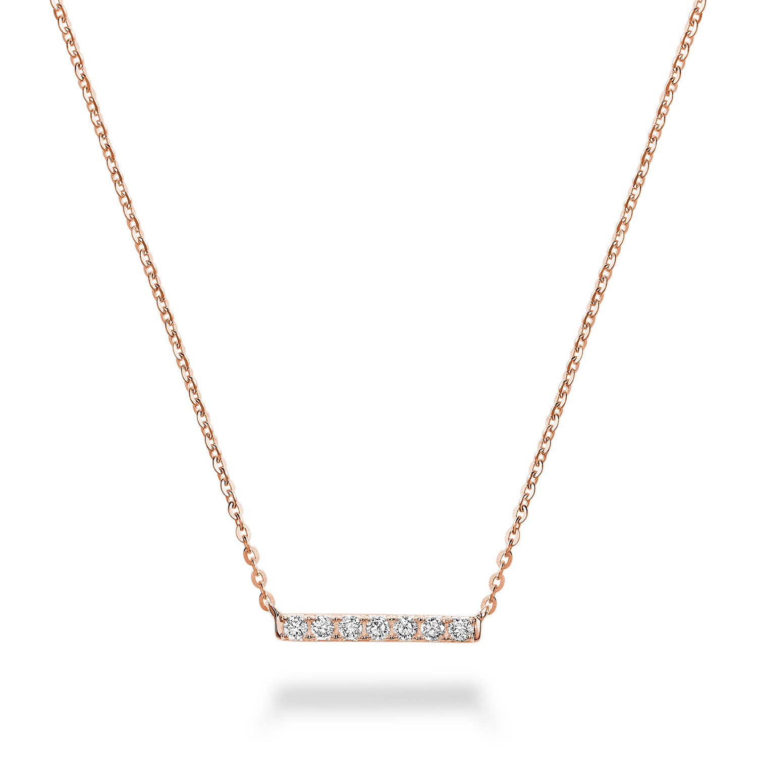 Diamond Bar Necklace