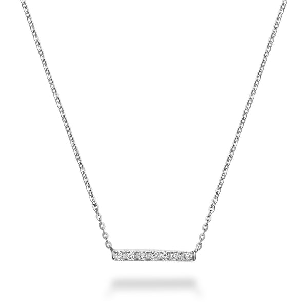 Diamond Bar Necklace