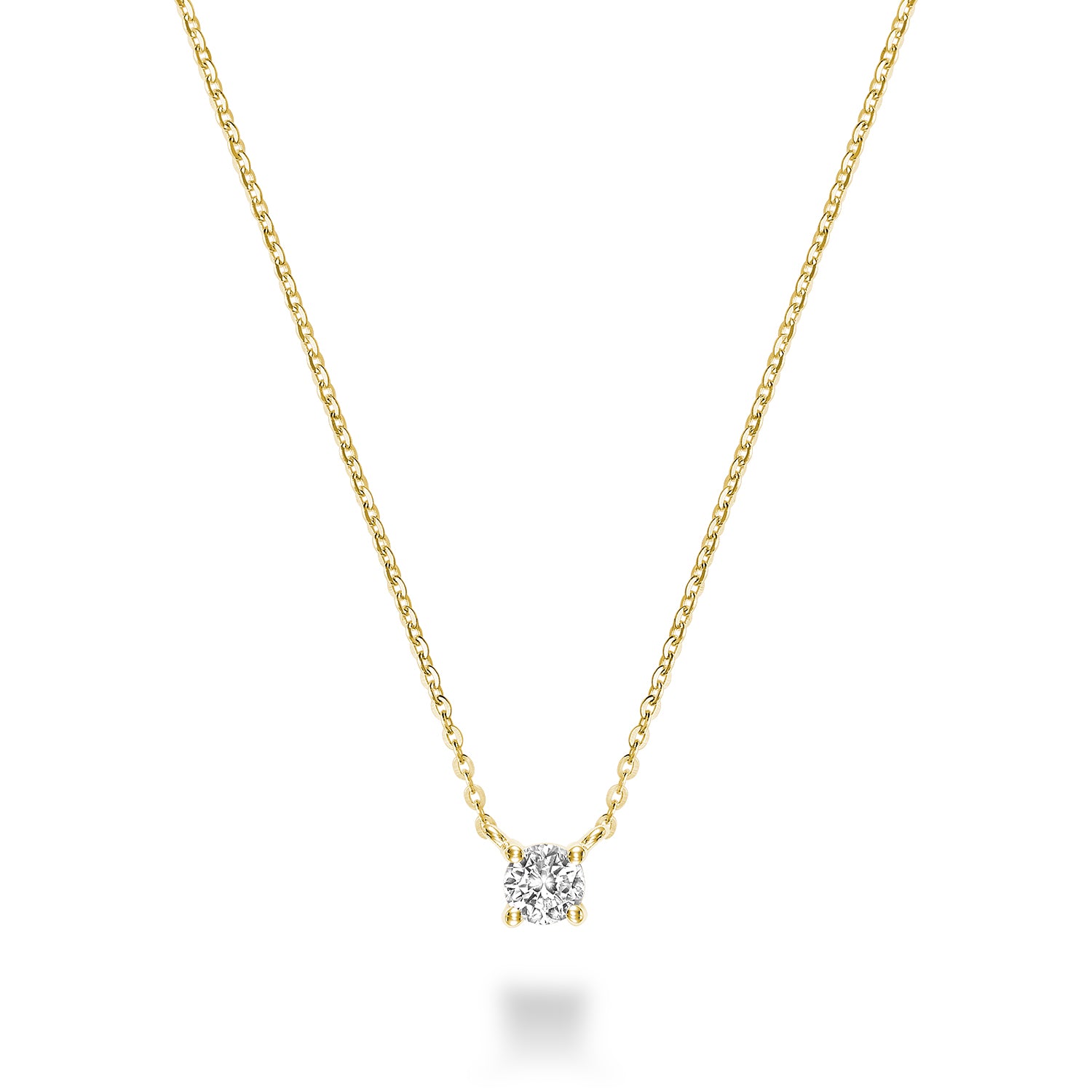 Solitaire Diamond Necklace