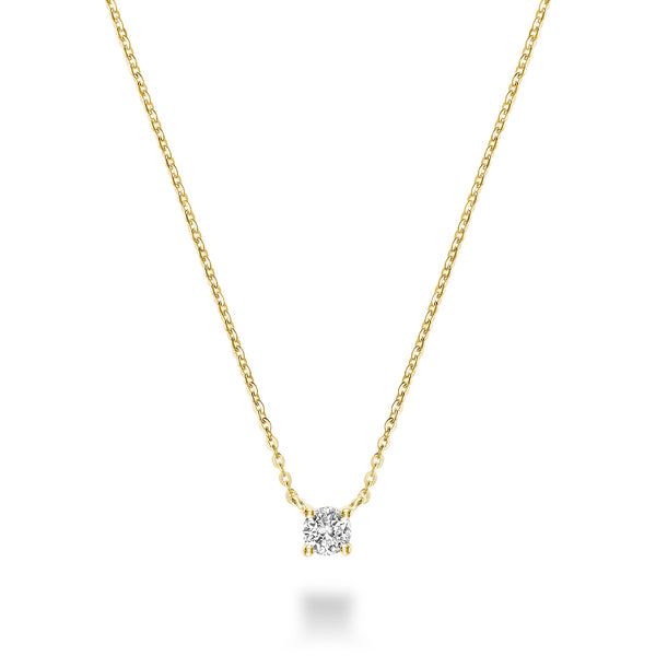 Solitaire Diamond Necklace