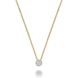 Cluster Diamond Necklace