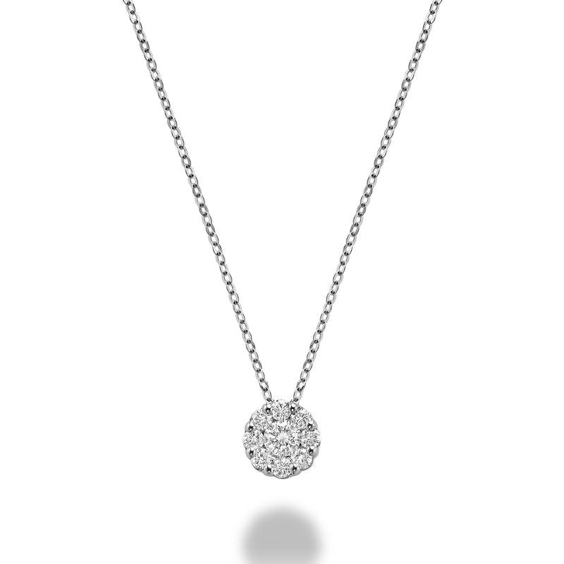 Cluster Diamond Necklace
