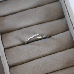 Bague Lierre Or Blanc