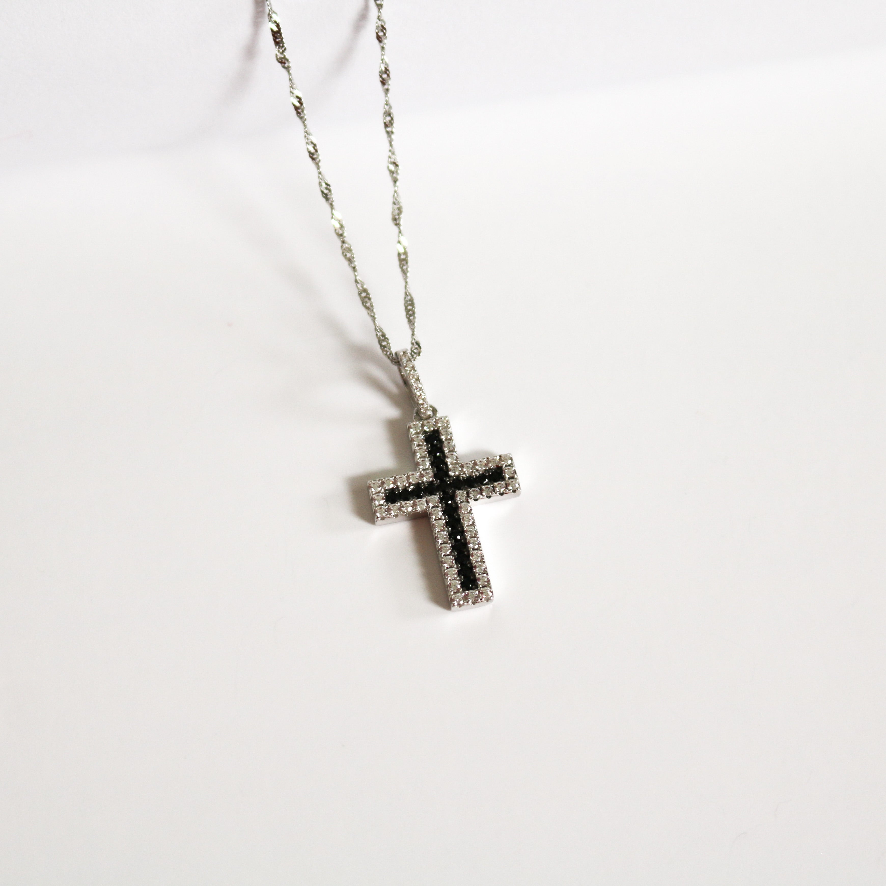 Black Cross Necklace
