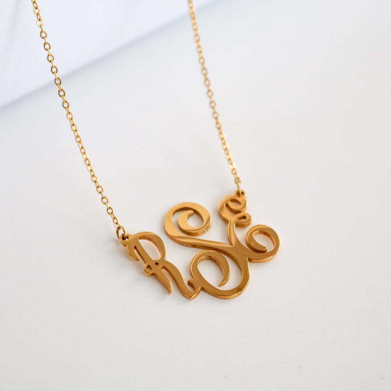 Initials and Monogram Necklaces