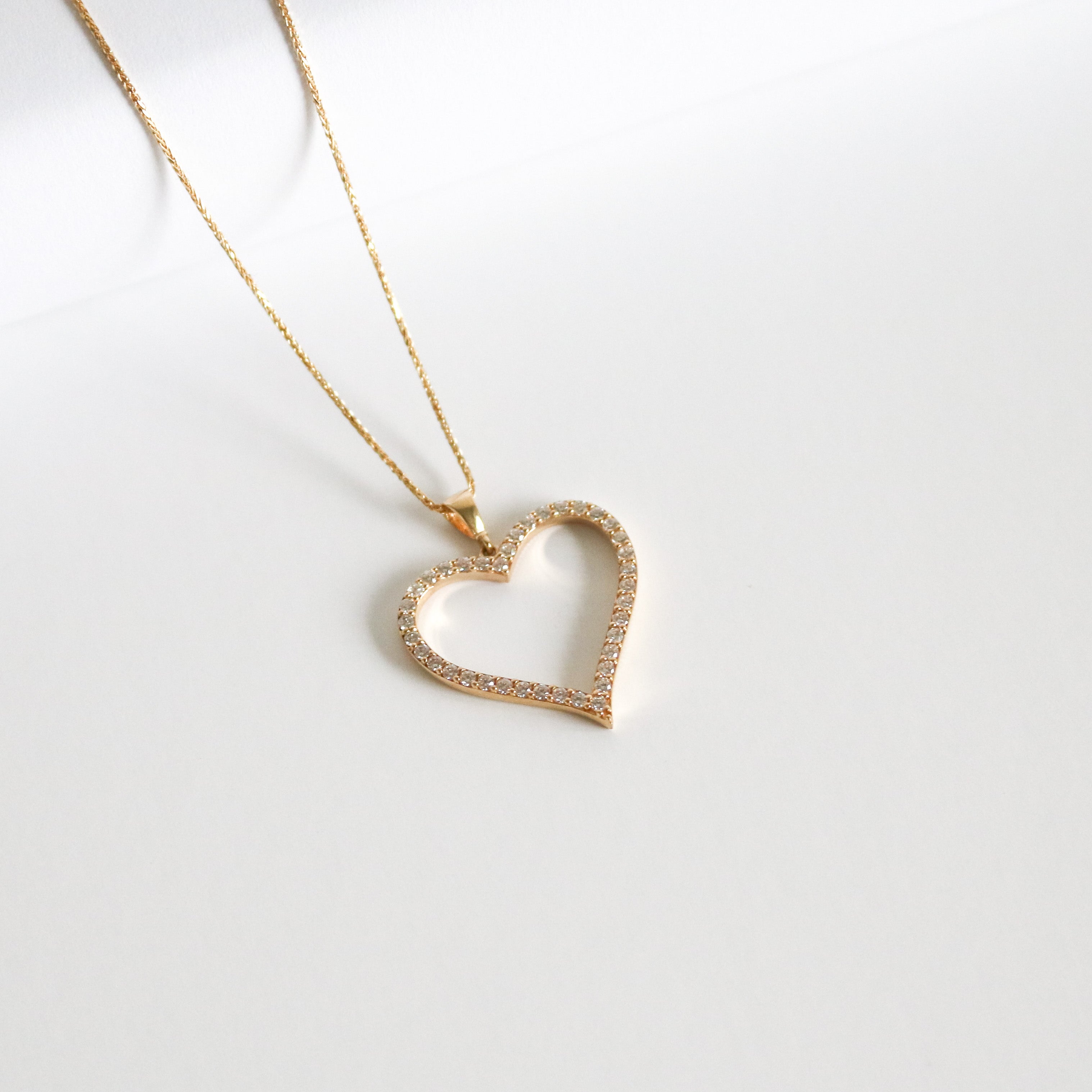 Open Heart Necklace