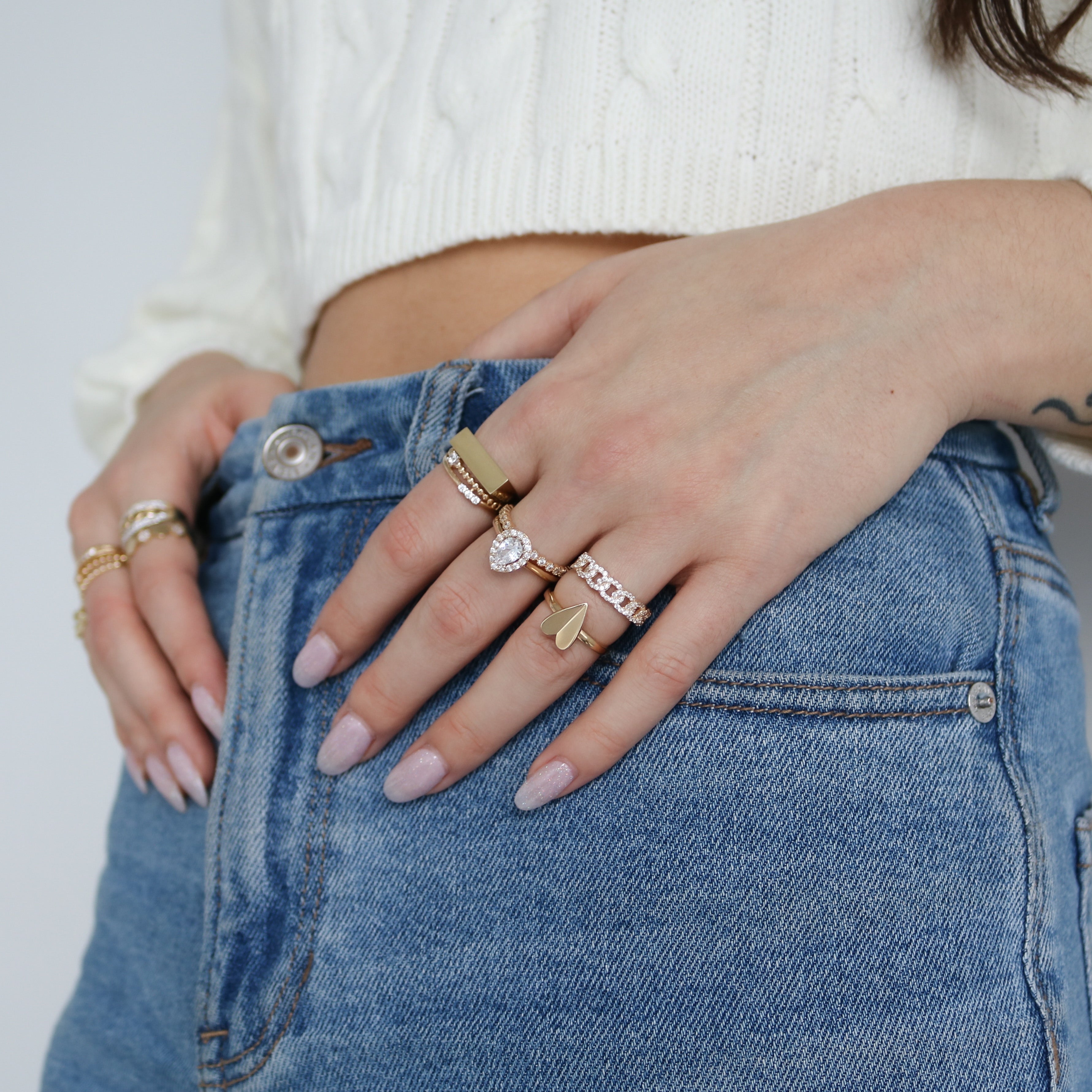 Bague Coeur Solide