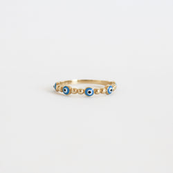 Mini bague mauvais œil