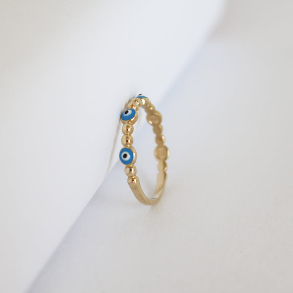 Mini bague mauvais œil
