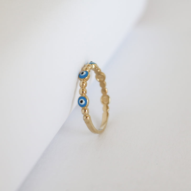 Mini bague mauvais œil