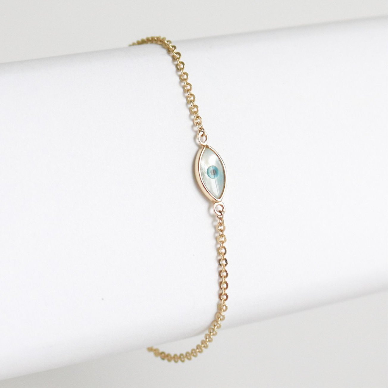 Mini Opal Evil Eye Bracelet