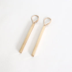 Boucles d'oreilles barre