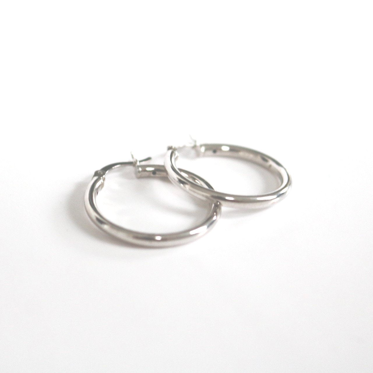 Silver Hoops