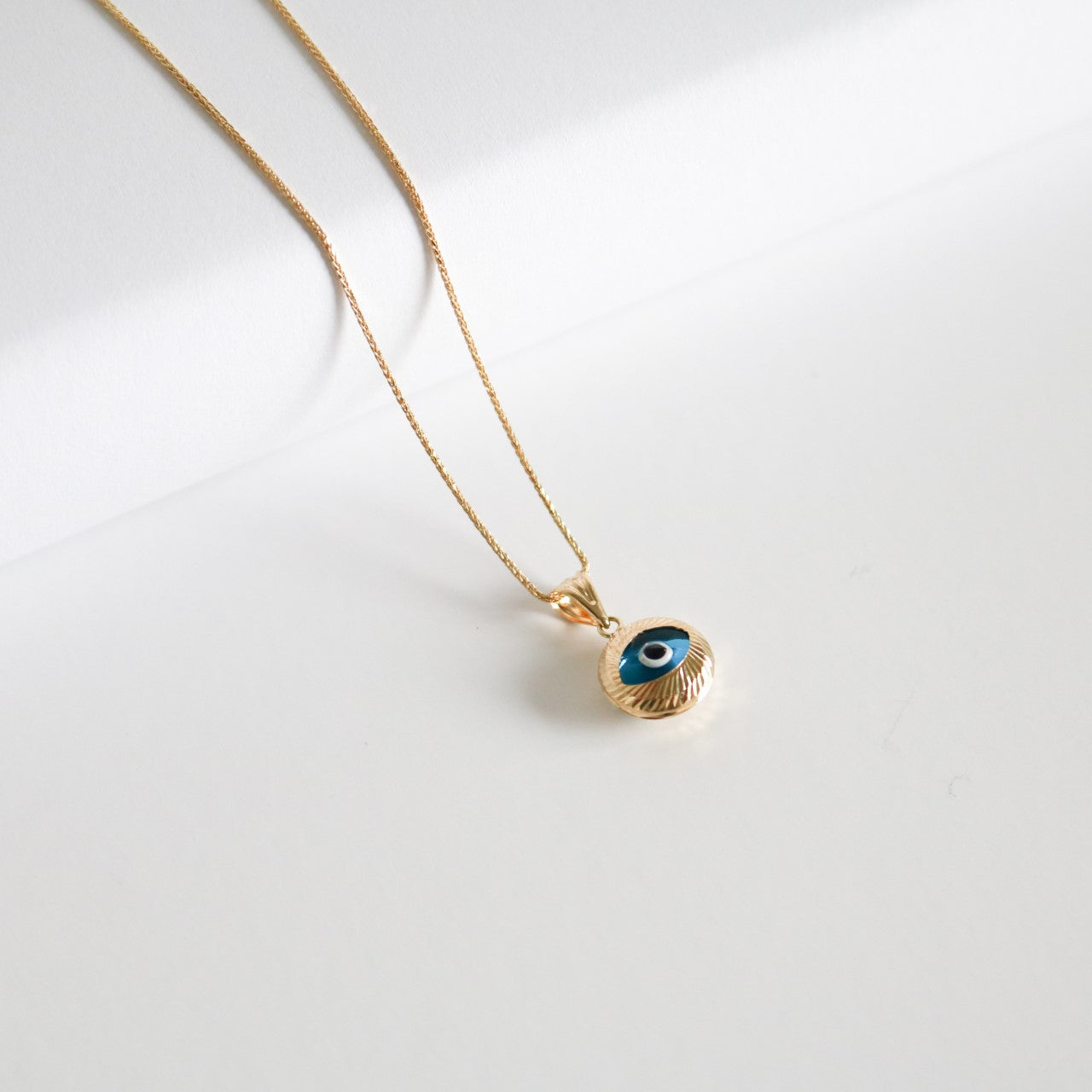 Round Evil Eye Necklace