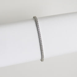 Bracelet mini tennis en argent