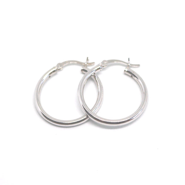 Silver Hoops
